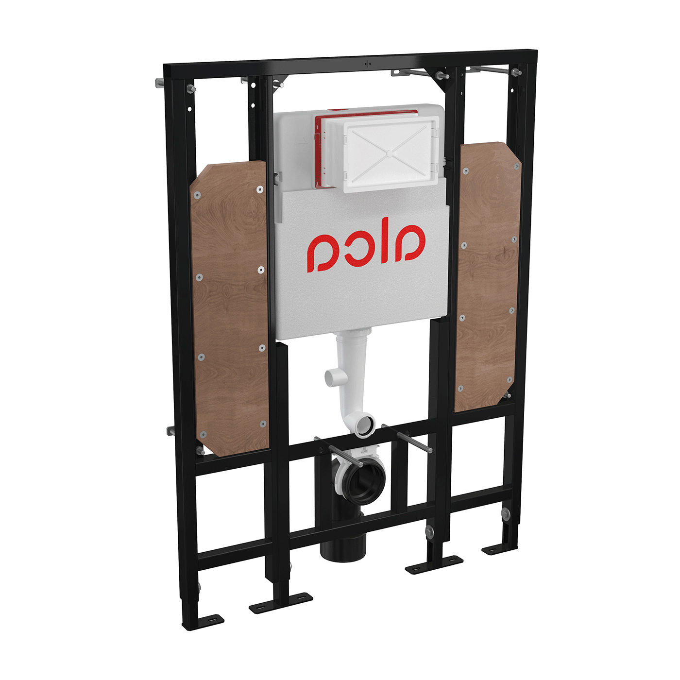 Alca Drain Sádromodul AM101/1300H Handicap ugradni vodokotlić za konzolnu WC šolju za osobe sa invaliditetom i potporne rukohvate za oblaganje gips-karton pločama 90x14,5-29,5x121,5