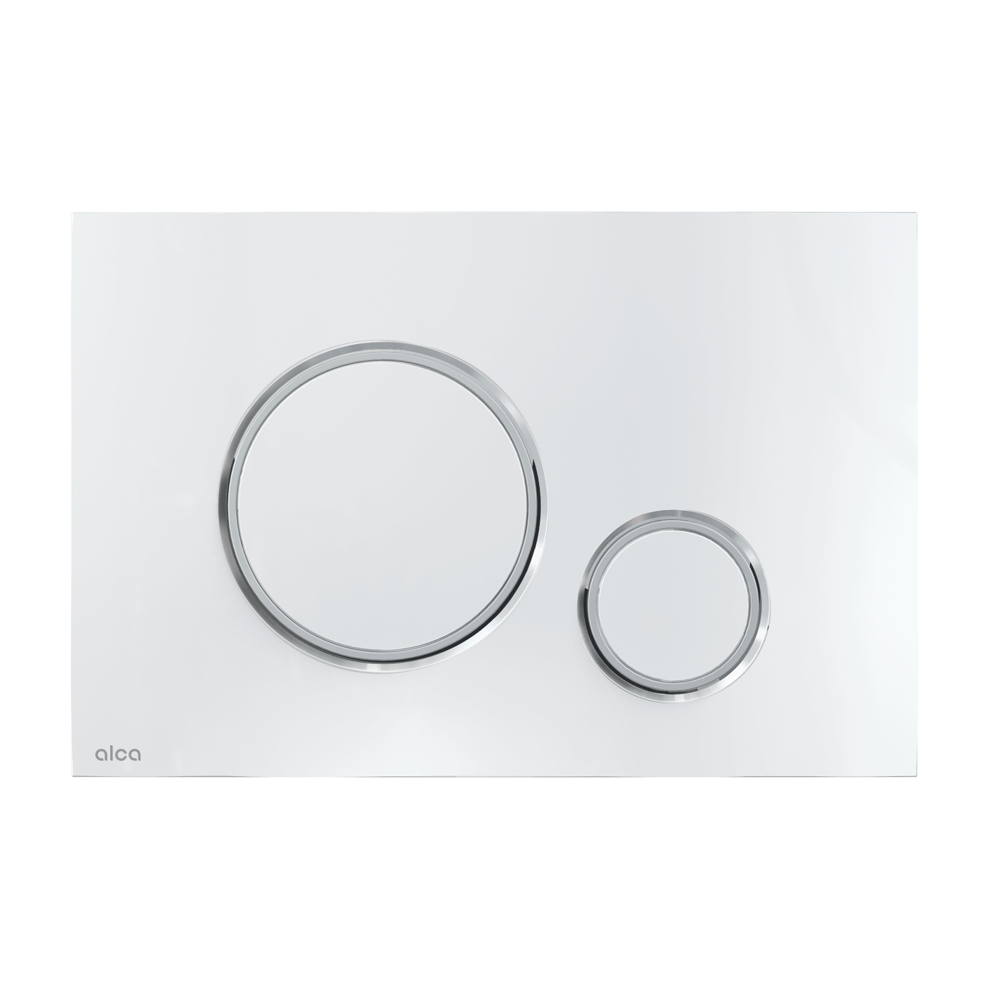 Alca Drain Thin M771 Chrome Glossy / Matt Chrome taster za ugradne vodokotliće dvokoličinski sa okruglom tipkom debljine 5,5mm