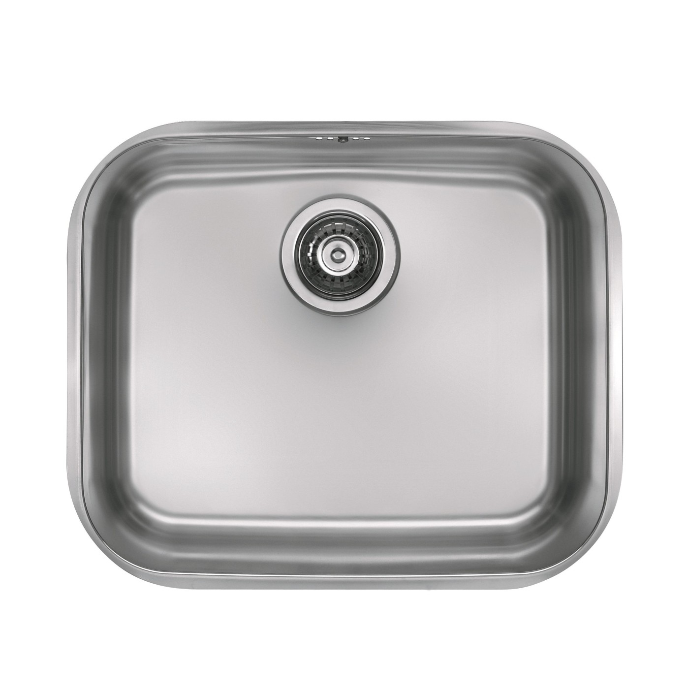 Alveus Variant 10 Satin Finish sudopera ugradna i podgradna četvrtasta prohromska 48x40x18 sa prelivom i odvodnim otvorom 1009252