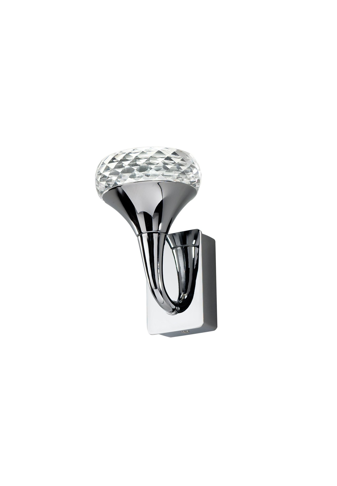 Axolight Fairy 3 Crystal/White + Chrome 2700K 5,9W 717lm 220-240V AC 7x10,8x15,8 1xLED zidna lampa APFAIRYXCSCRLED