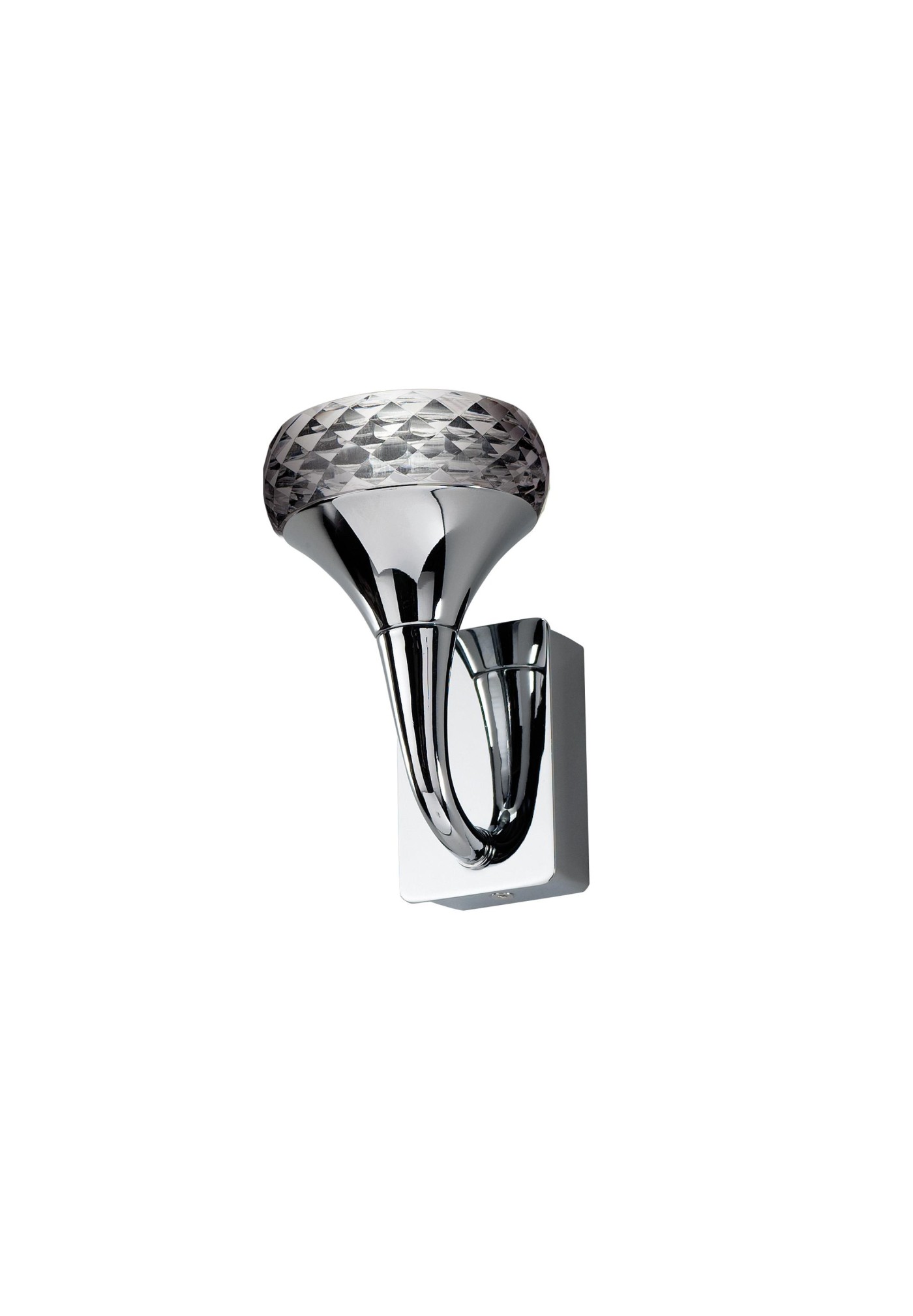 Axolight Fairy 3 Grey/White + Chrome 2700K 5,9W 717lm 220-240V AC 7x10,8x15,8 1xLED zidna lampa APFAIRYXGRCRLED