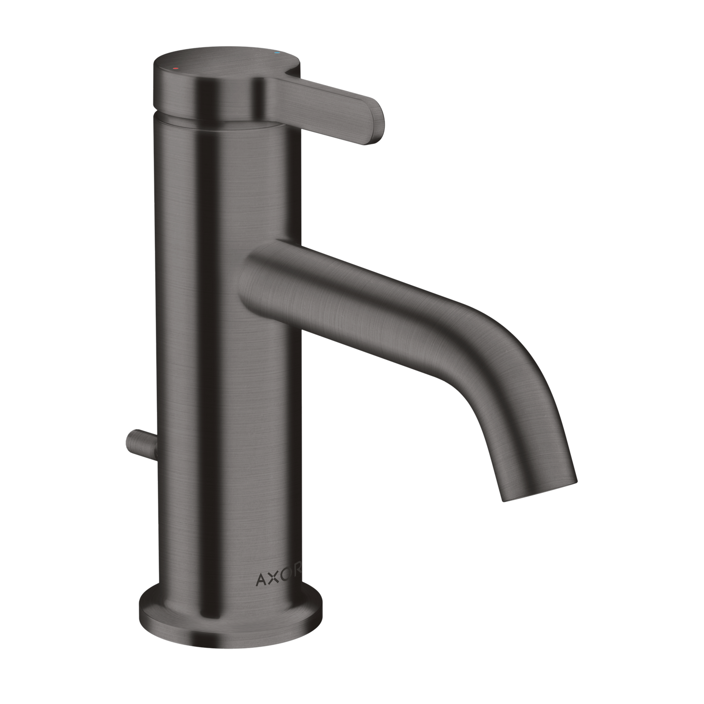 Axor One 100 Brushed Black Chrome EcoSmart baterija (slavina) za bide sa odlivnim ventilom sifona pop-up metalnim 48210340