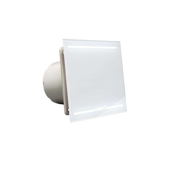 Cata E-100 GLT White kupatilski ventilator sa tajmerom i led svetlom 00900001