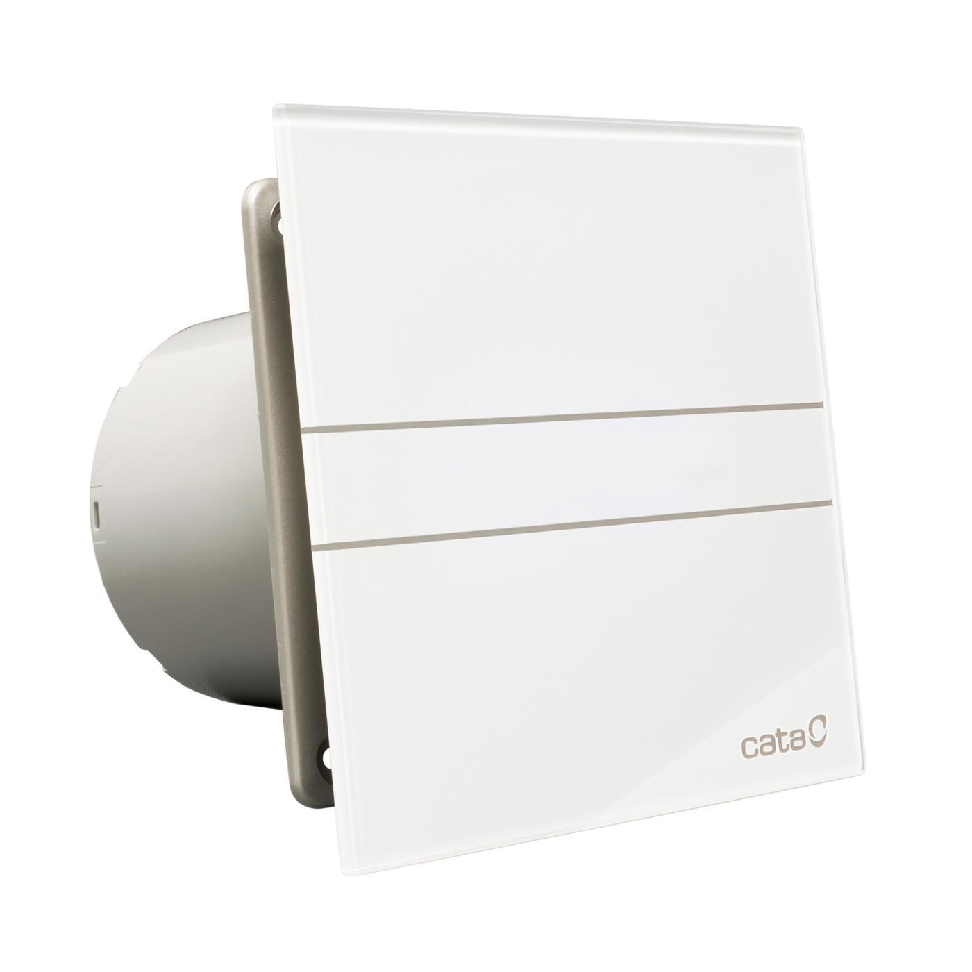 Cata E-100 GT Timer White kupatilski ventilator sa staklenom pločom i tajmerom 00900100