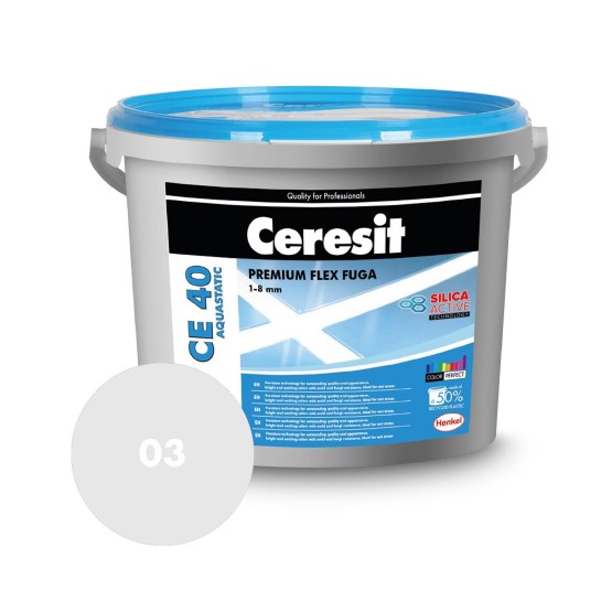 Ceresit CE 40 Premium Flex Fuga (03) mermer 2kg masa za fugovanje vodoodbojna za spoljašnje i unutrašnje prostore