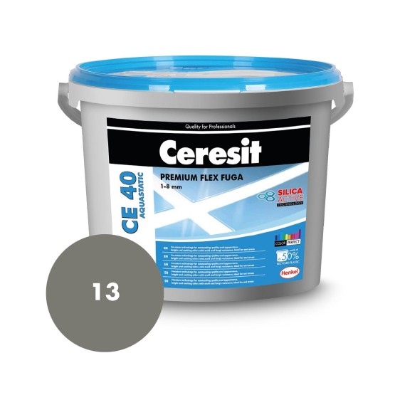 Ceresit CE 40 Premium Flex Fuga (13) antracite 2kg masa za fugovanje vodoodbojna za spoljašnje i unutrašnje prostore