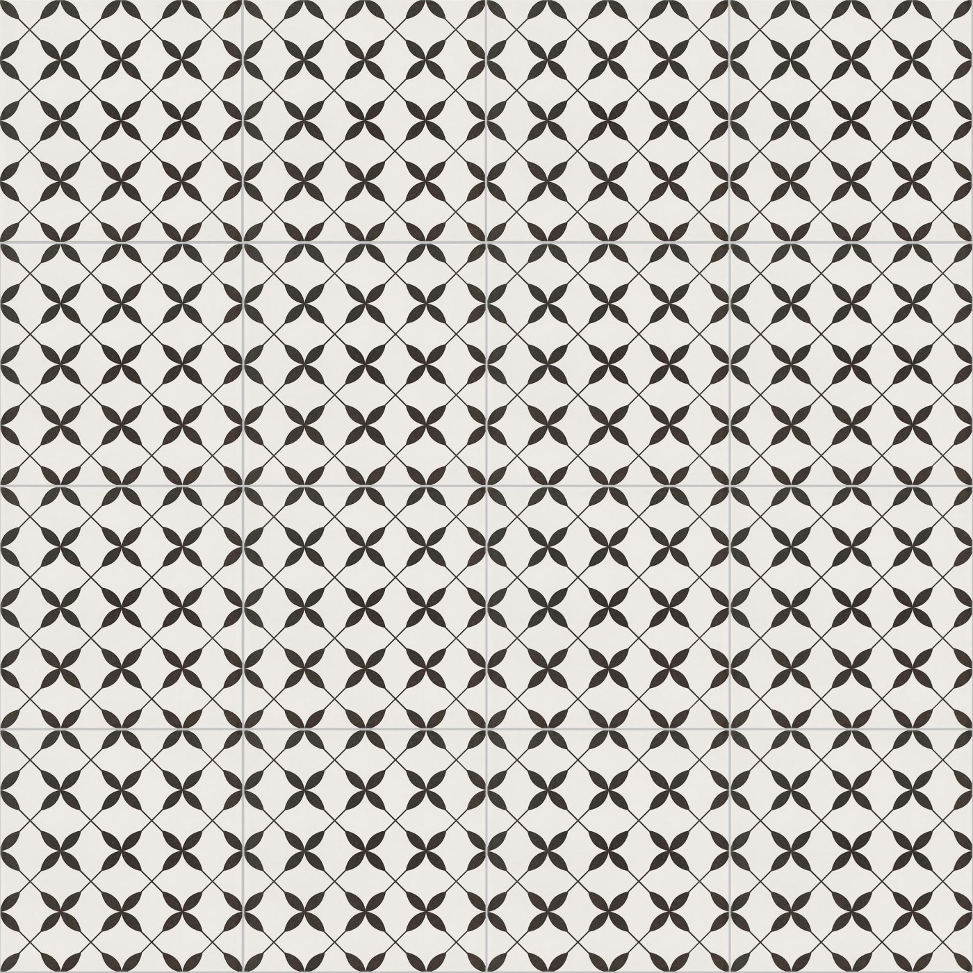 Cersanit Patchwork Clover Black Pattern OP867-002-1 29,8x29,8 8mm Satin Rett pločica podno-zidna 1.330 58.520