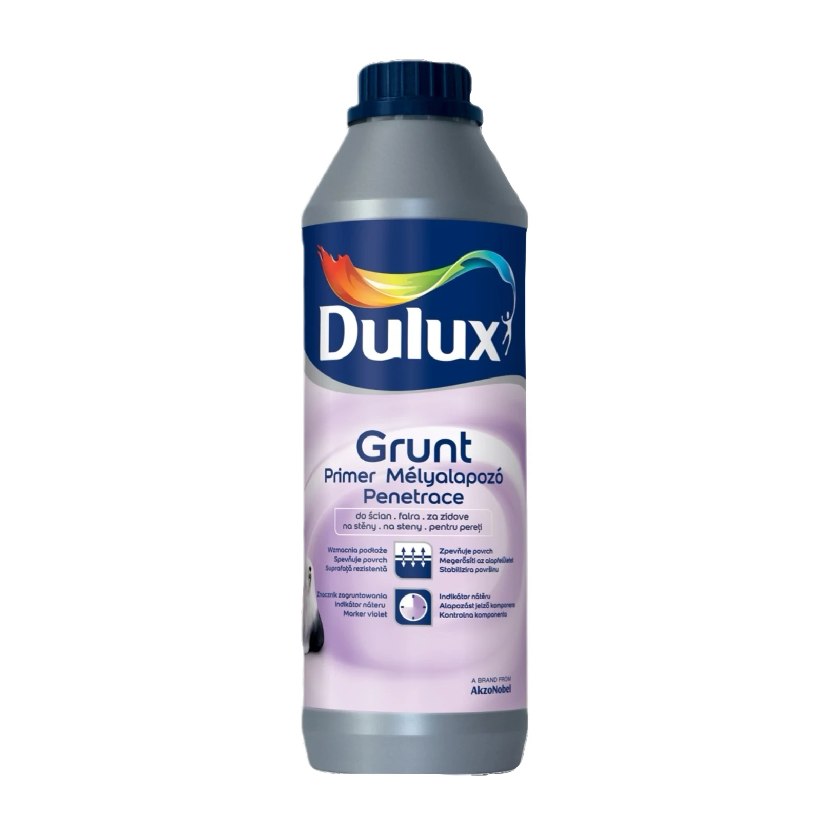 Dulux Grunt 1L visokokvaitetna podloga (prajmer) za impregnaciju na vodenoj bazi za poboljšavanje prijanjanja boja (0,07L/m2)