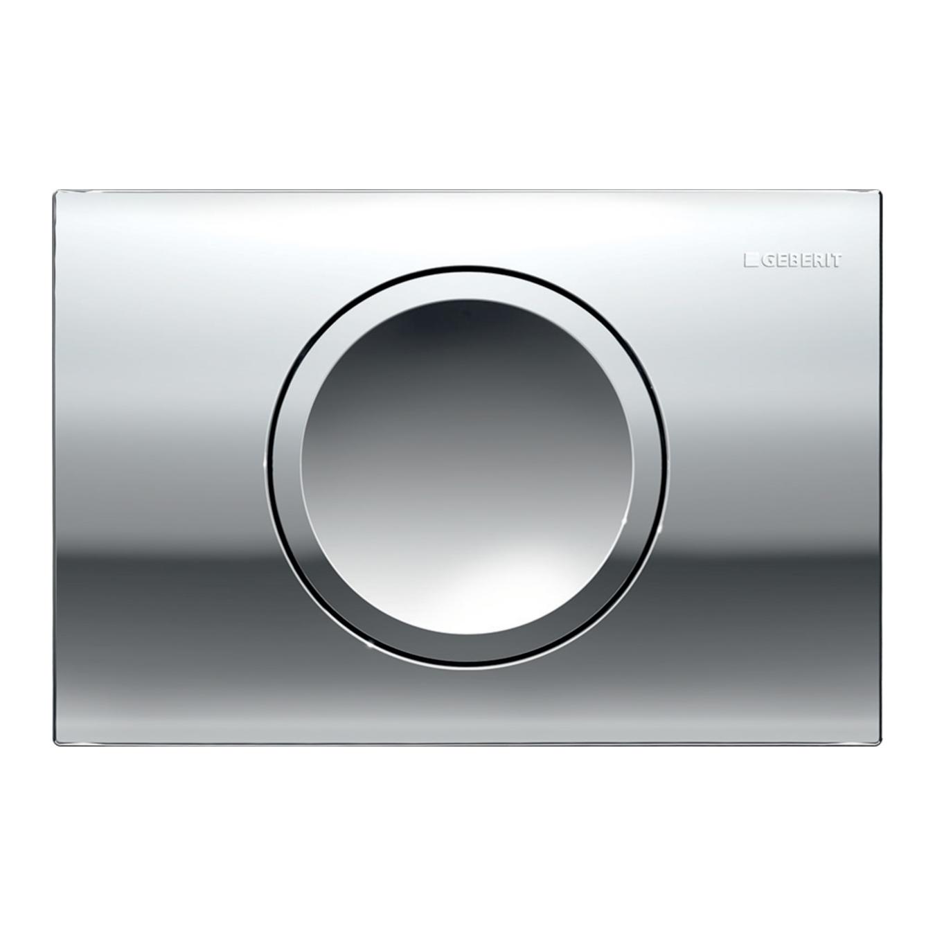 Geberit Delta15 Gloss Chrome taster za ugradne vodokotliće jednokoličinski okrugli 115.109.21.1