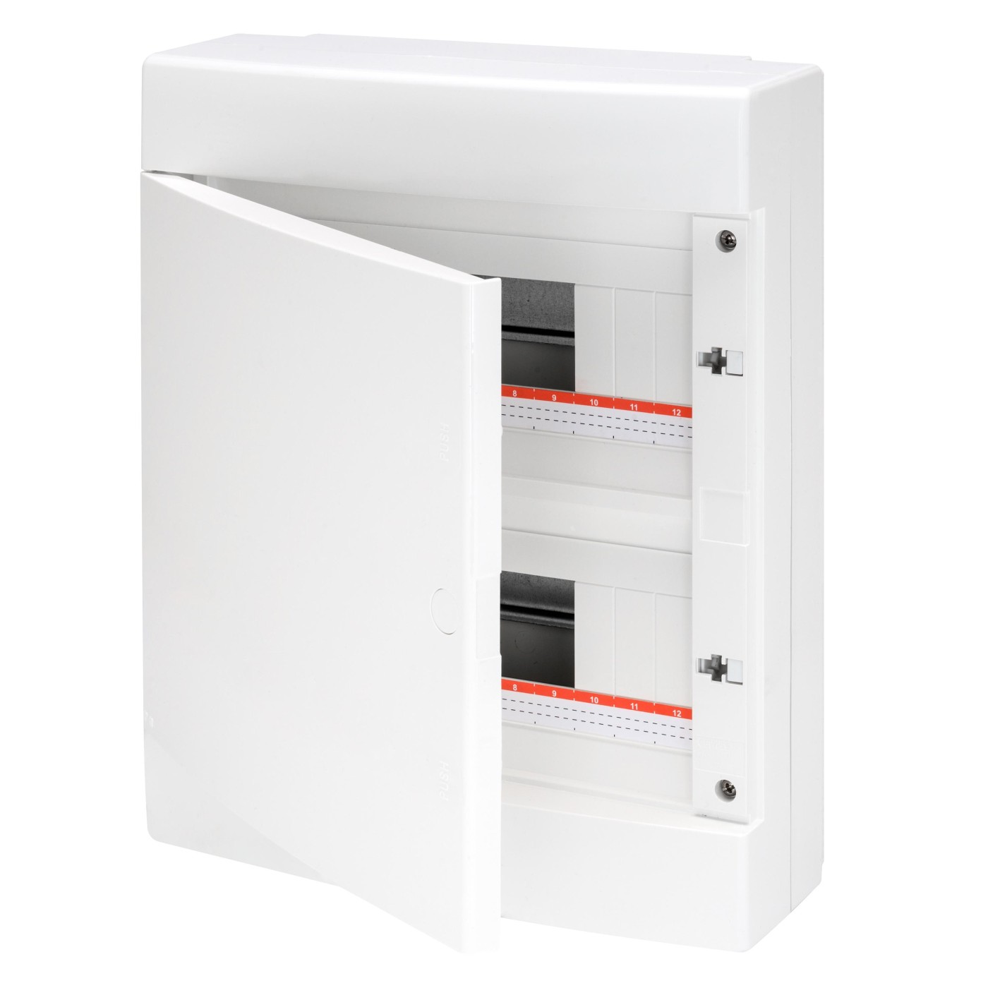 Gewiss 40 CD 2x12M White / Blank razvodna tabla nadgradna sa rednim steznikom N/E 2x[(3x16)+(11x10)] 28x10x35 400V 125A GW40067BD