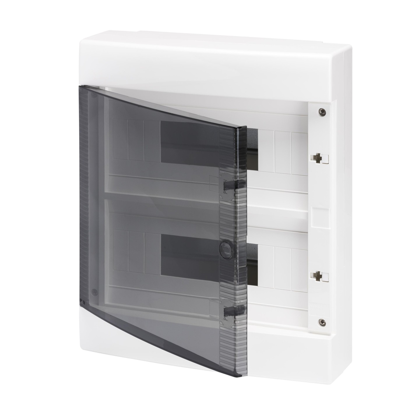 Gewiss 40 CD 2x12M White / Smoked Transparent razvodna tabla nadgradna 28x10x35 400V 125A GW40047