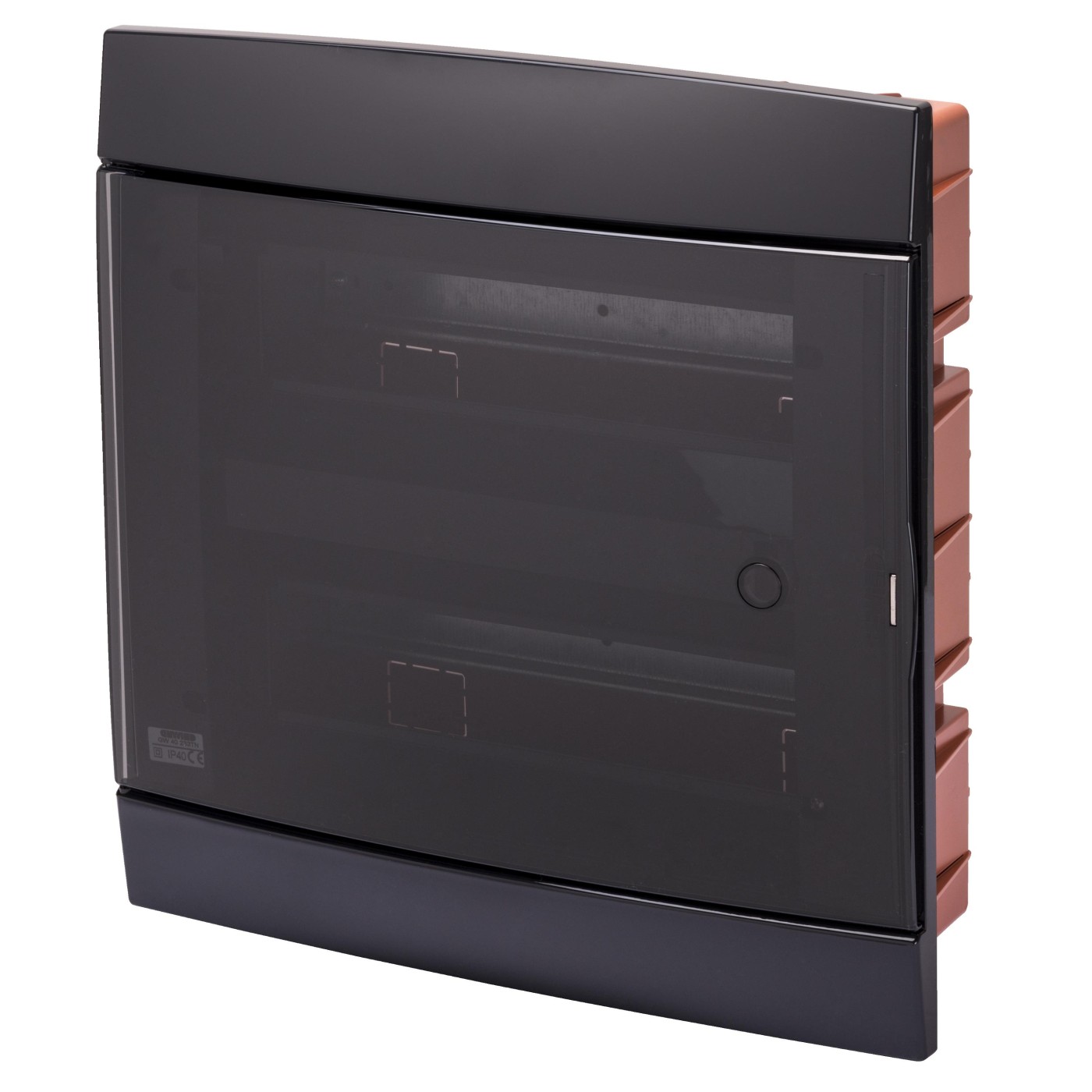 Gewiss 40 CDI 2x12M Toner Black / Smoked Transparent razvodna tabla ugradna 32,8x10,8x33,8 400V 125A GW40233TN