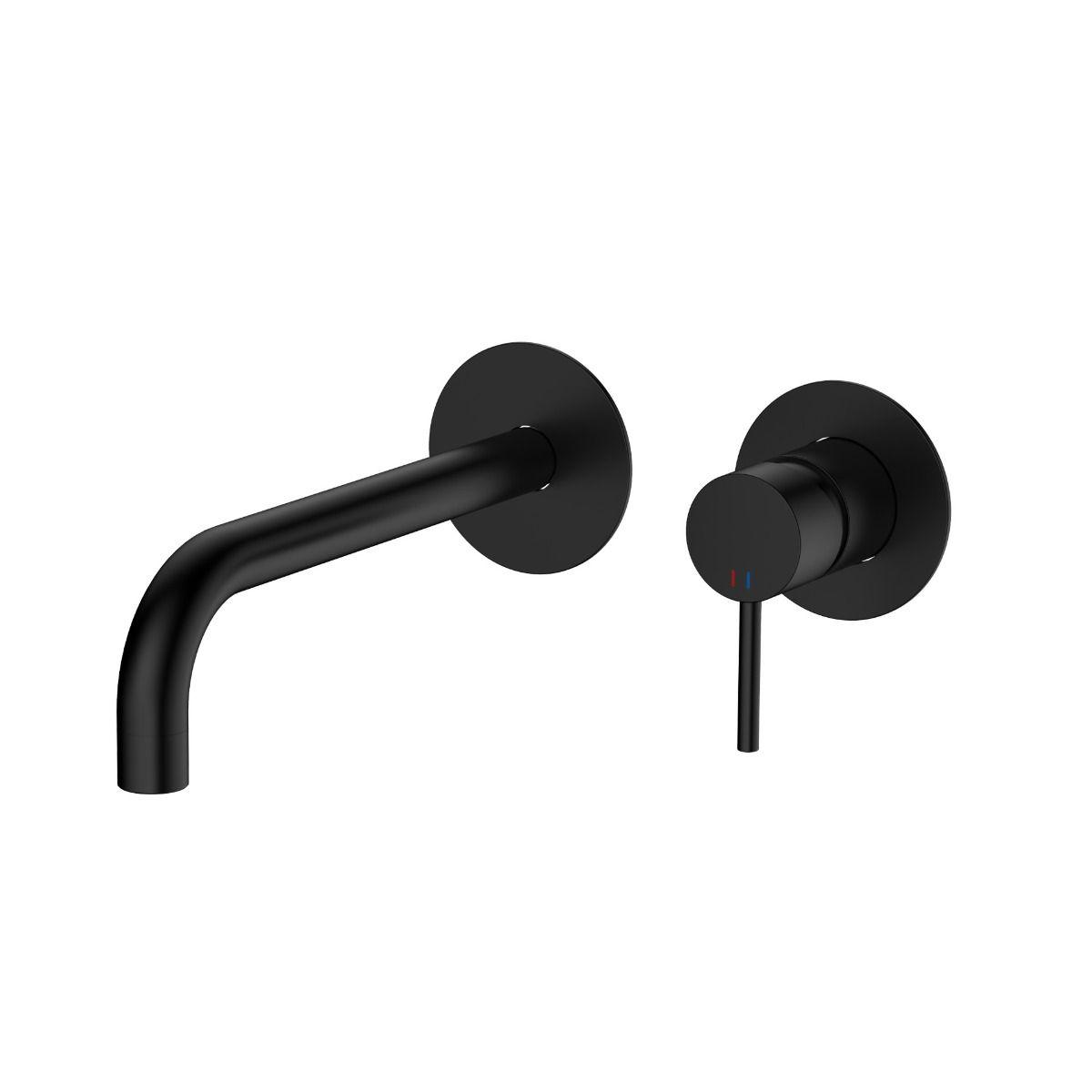 Giusta Ultima 206 Black Matte uzidna baterija (slavina) za umivaonik sa integrisanim ugradnim telom 71103GB0