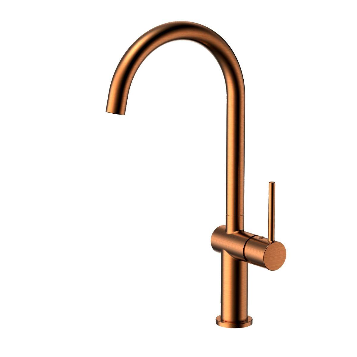 Giusta Ultima 300 Copper Brushed baterija (slavina) za sudoperu sa pokretnim izlivom 71901CB0