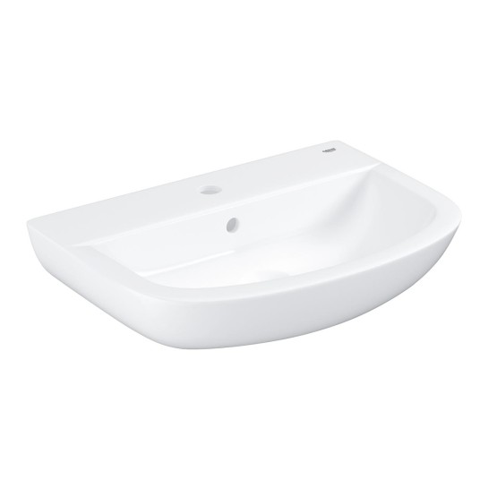 Grohe Bau Ceramic Alpine White umivaonik (lavabo) 55,3x38,6x15,1 konzolni sa rupom za bateriju i sa prelivom 39440000