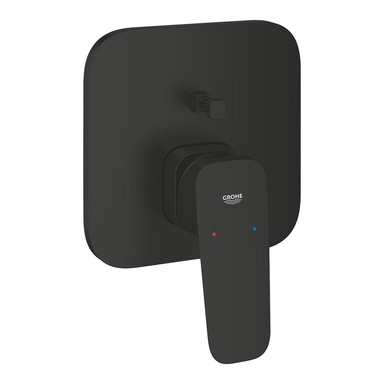 Grohe Cubeo Matt Black mešač sa prebacivačem 1017782430