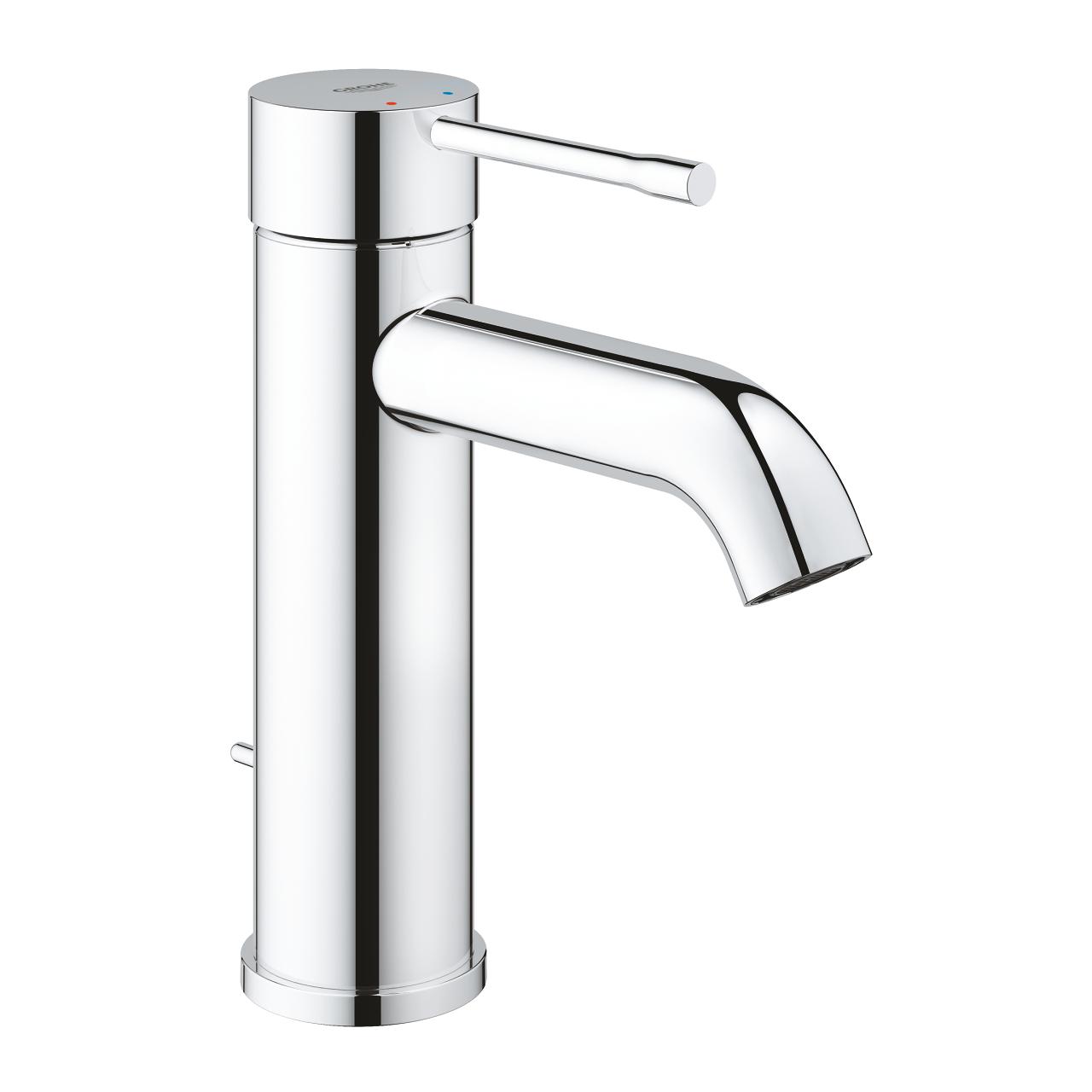 Grohe Essence 100 Chrome baterija (slavina) za umivaonik sa odlivnim ventilom sifona pop-up 24171001