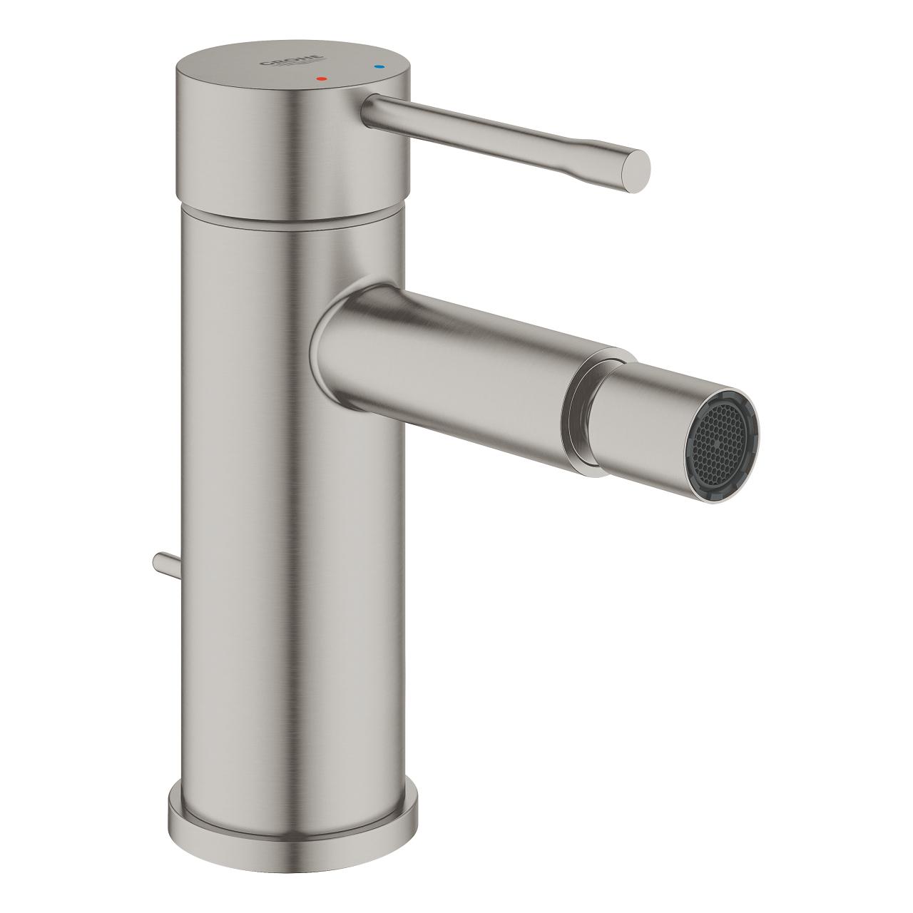 Grohe Essence 100 Supersteel baterija (slavina) za bide sa odlivnim ventilom sifona pop-up 24178DC1