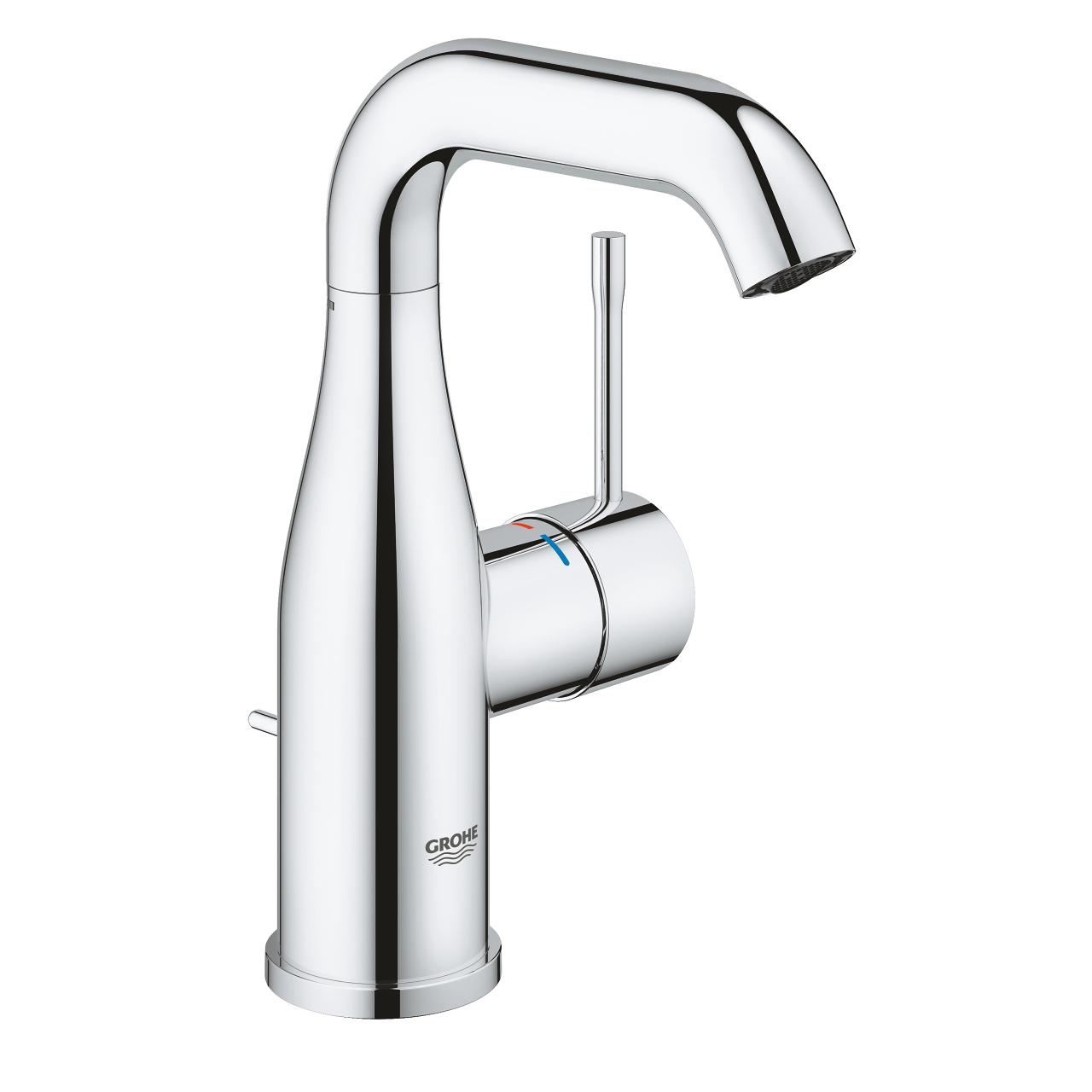 Grohe Essence 160 Chrome baterija (slavina) za umivaonik sa odlivnim ventilom sifona pop-up 24173001