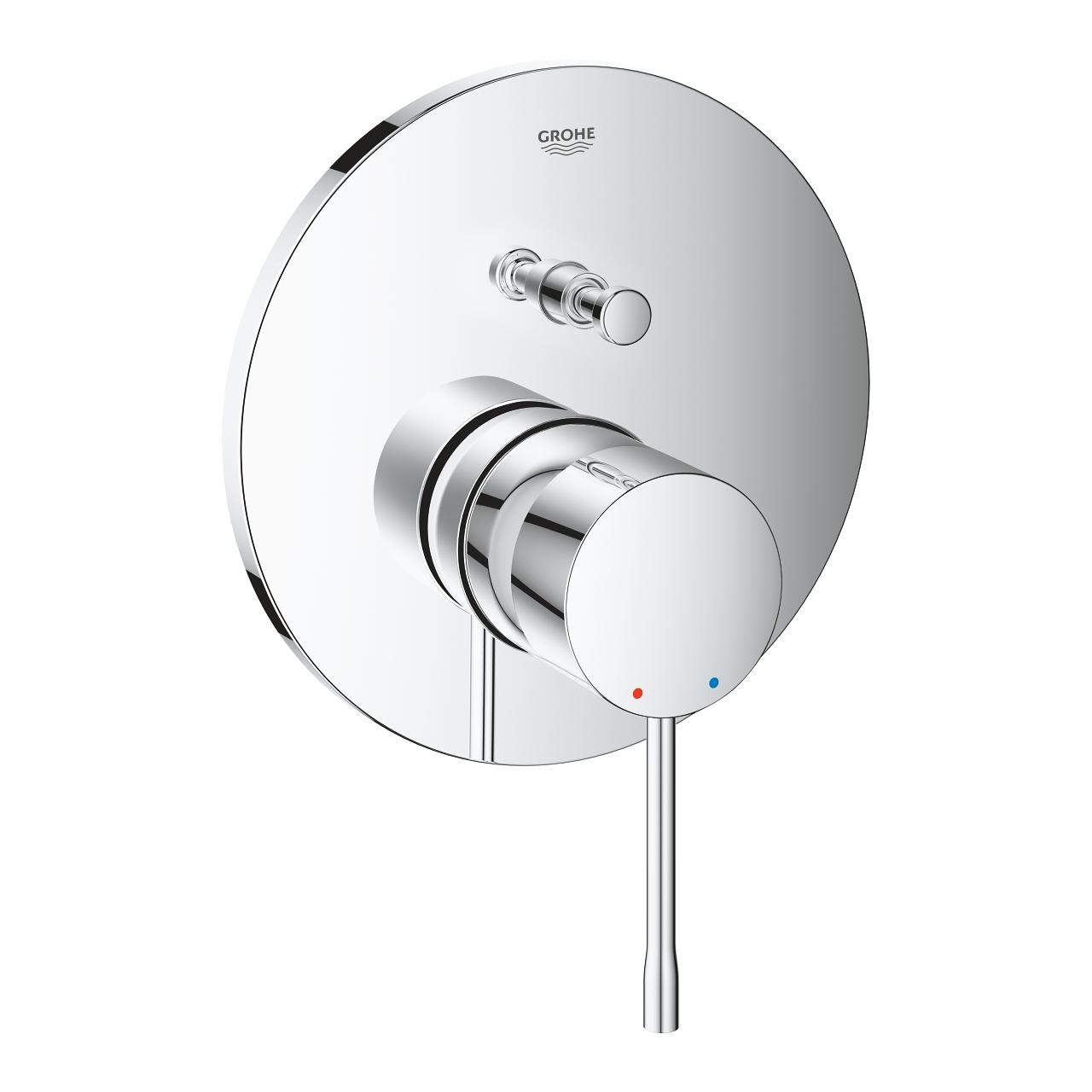 Grohe Essence Chrome mešač sa prebacivačem sa dve funkcije okrugli 24167001
