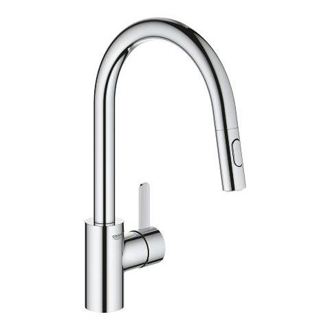 Grohe Eurosmart Cosmopolitan 190 Chrome baterija (slavina) za sudoperu sa izvlačećim tušem i 2 vrste mlaza 31481001