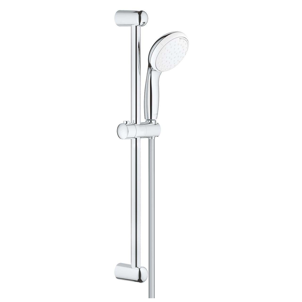 Grohe Tempesta 100 Chrome Set ručni tuš sa 2 mlaza okrugli, usponska šipka, klizni držač i Relexaflex 1750 crevo 26162001