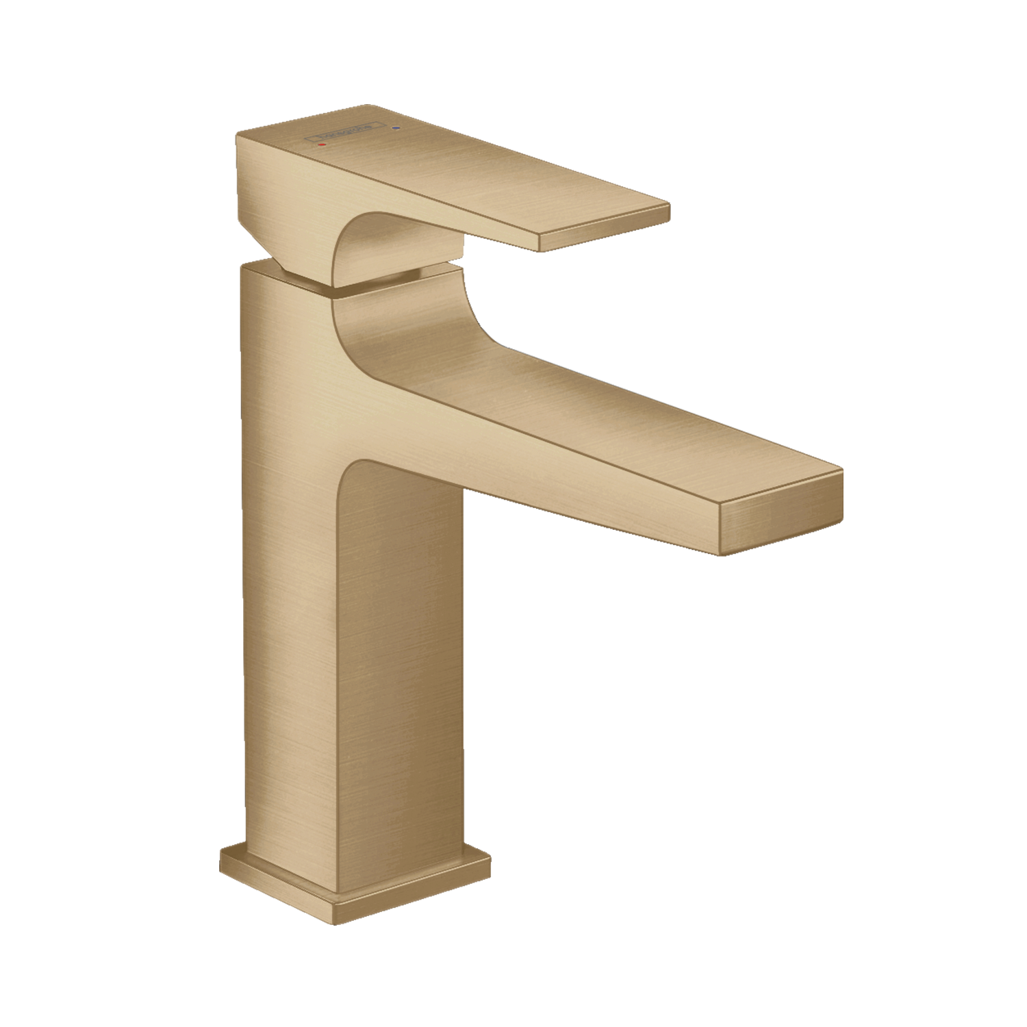Hansgrohe Metropol 110 Brushed Bronze Air Power EcoSmart baterija (slavina) za umivaonik sa odlivnim ventilom sifona push-open metalnim 32507140