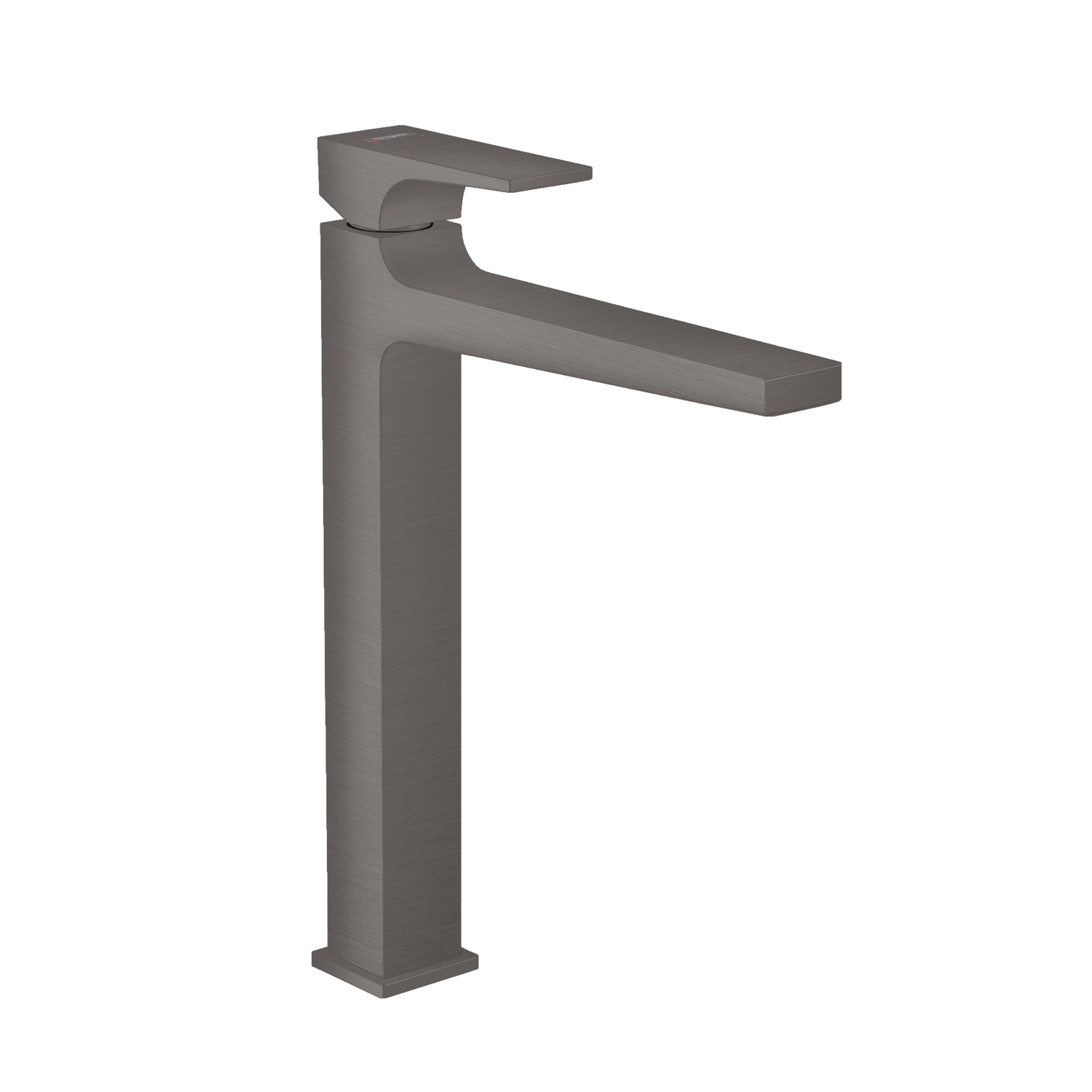 Hansgrohe Metropol 260 Brushed Black Chrome Air Power EcoSmart baterija (slavina) za umivaonik sa odlivnim ventilom sifona push-open metalnim 32512340