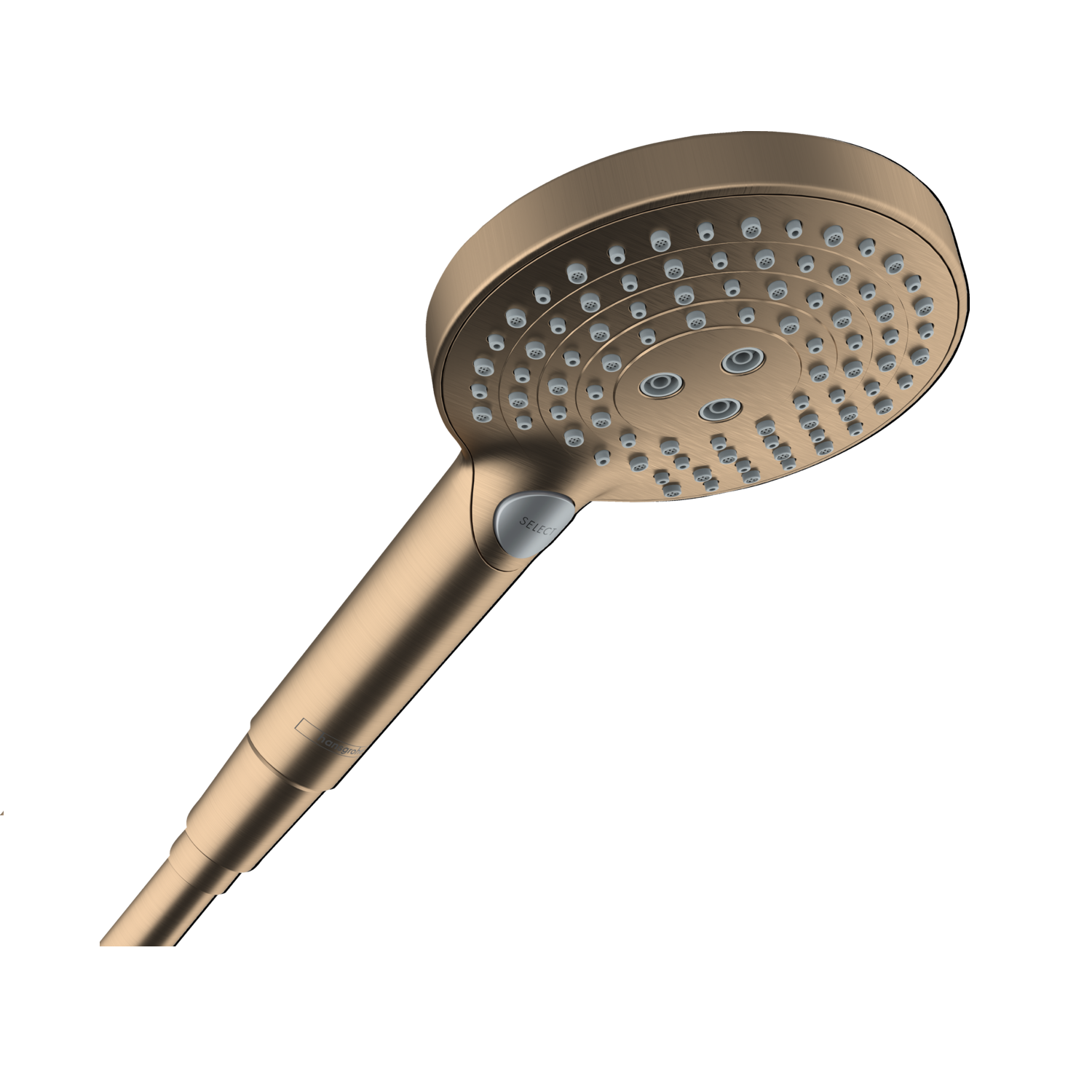 Hansgrohe Raindance Select S 120 Brushed Bronze ručni tuš sa 3 vrste mlaza 26530140