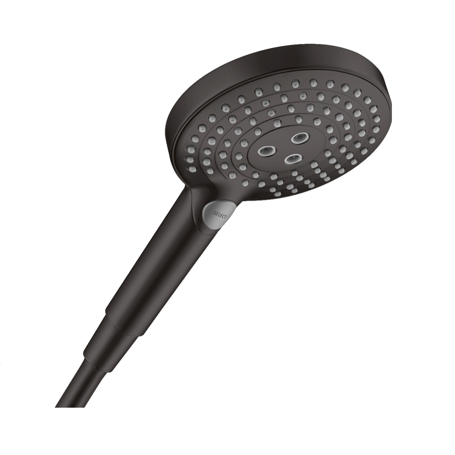 Hansgrohe Raindance Select S 120 Matt Black ručni tuš sa 3 vrste mlaza 26530670