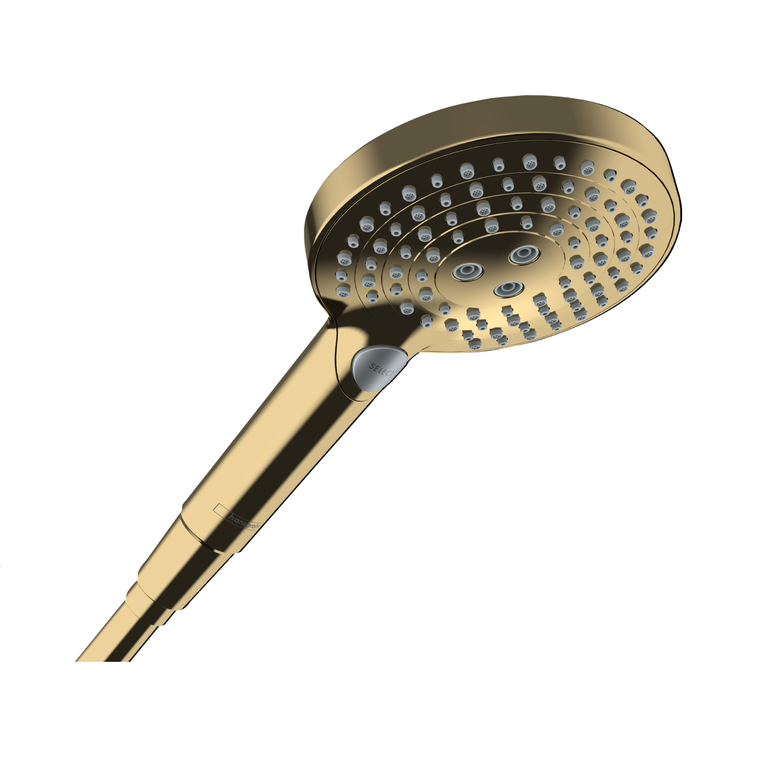 Hansgrohe Raindance Select S PowderRain 120 Polished Gold Optic ručni tuš sa 3 vrste mlaza 26014990