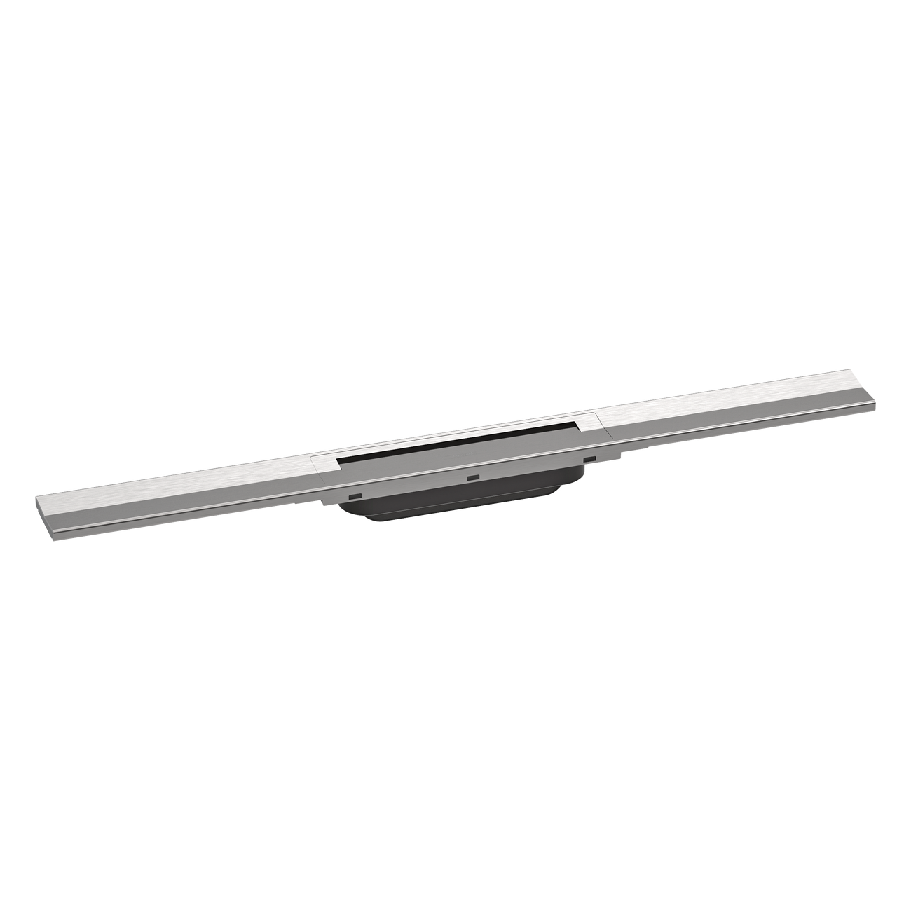 Hansgrohe RainDrain Flex 900 Brushed Stainless Steel tuš kanal skrativi za visinu ugradnje 67 ili 102mm sa pokrivnom rešetkom od nerđajućeg čelika i integrisanim nagibom bez ugradnog odvodnog tela 56045800