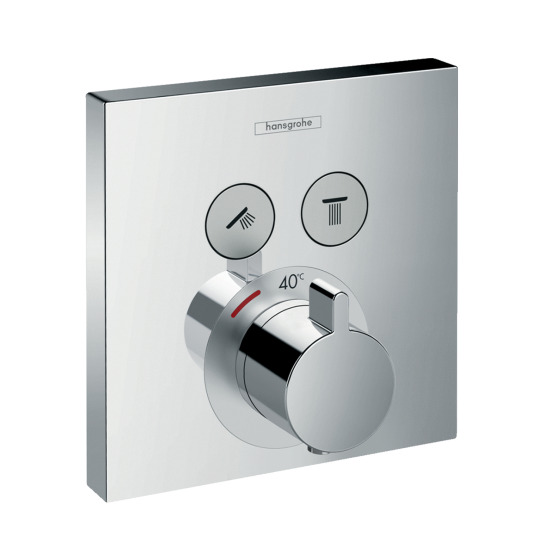 Hansgrohe ShowerSelect Chrome mešač termostatski sa prebacivačem sa 2 funkcije 15763000