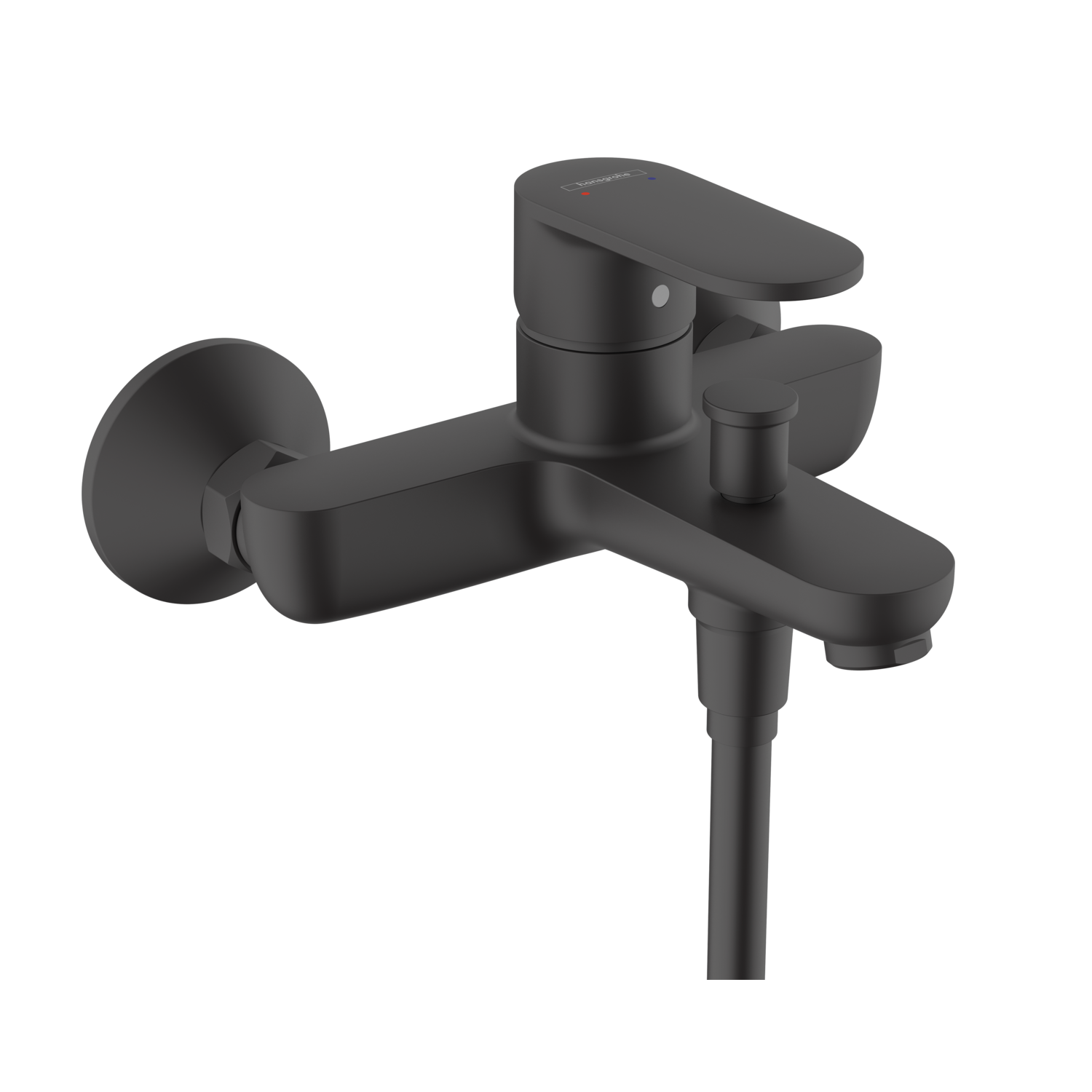 Hansgrohe Vernis Blend Matt Black baterija (slavina) za kadu sa izlivom 71440670