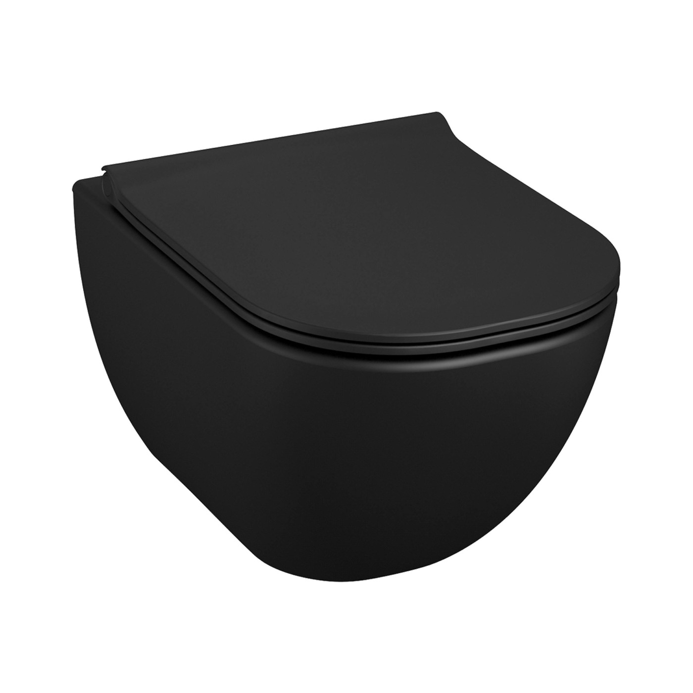 Jika Mio Black Rimless WC šolja konzolna 36x53x35 8.2071.4.000.000.1