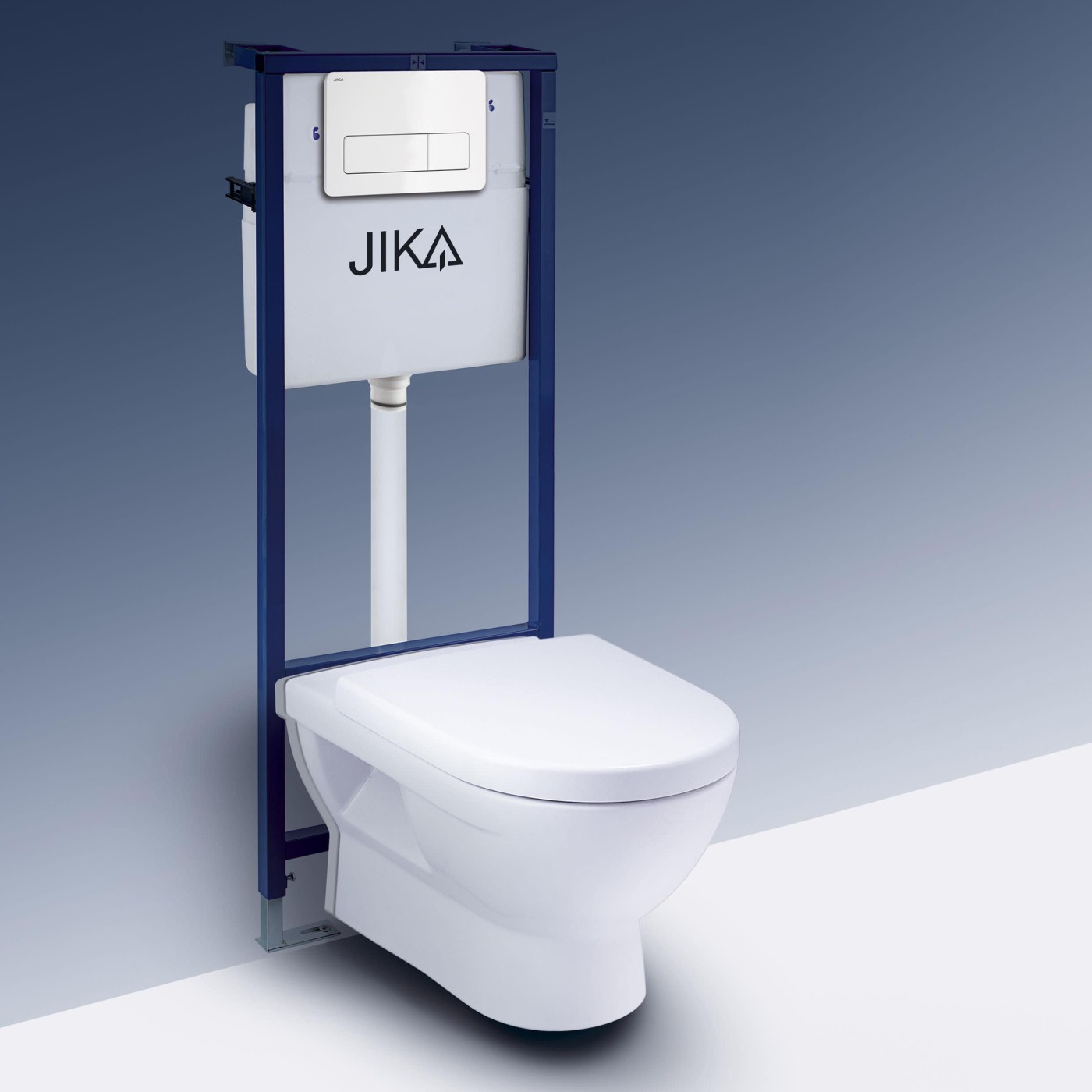 Jika Pro Waste ugradna konzola za pisoar i ugradnju uređaja za ispiranje visine 146cm 8.9360.7.000.000.1