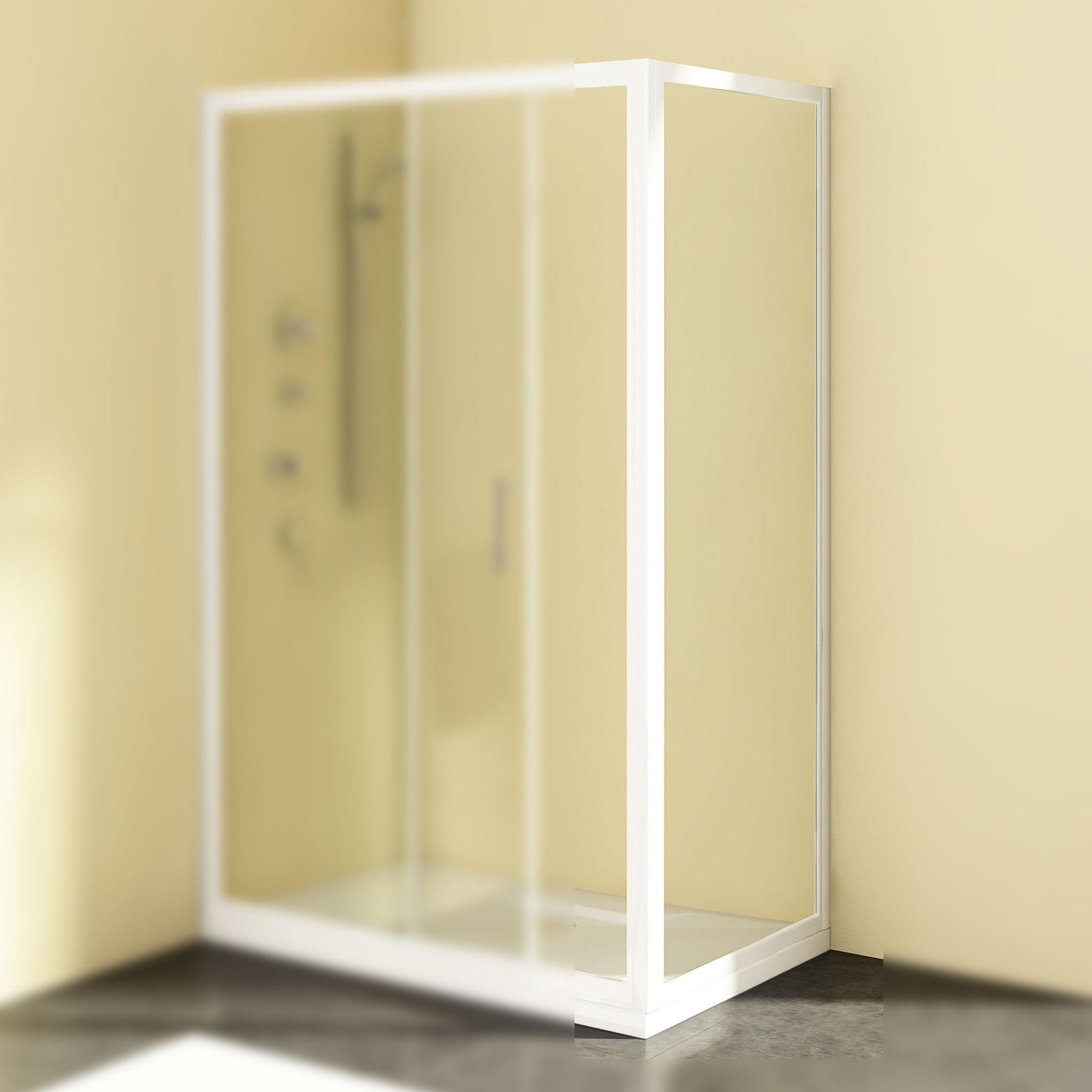 Kolpa San SQ Line 75 White fiksni panel visine 1900mm sa kaljenim providnim staklom debljine 5mm 527590