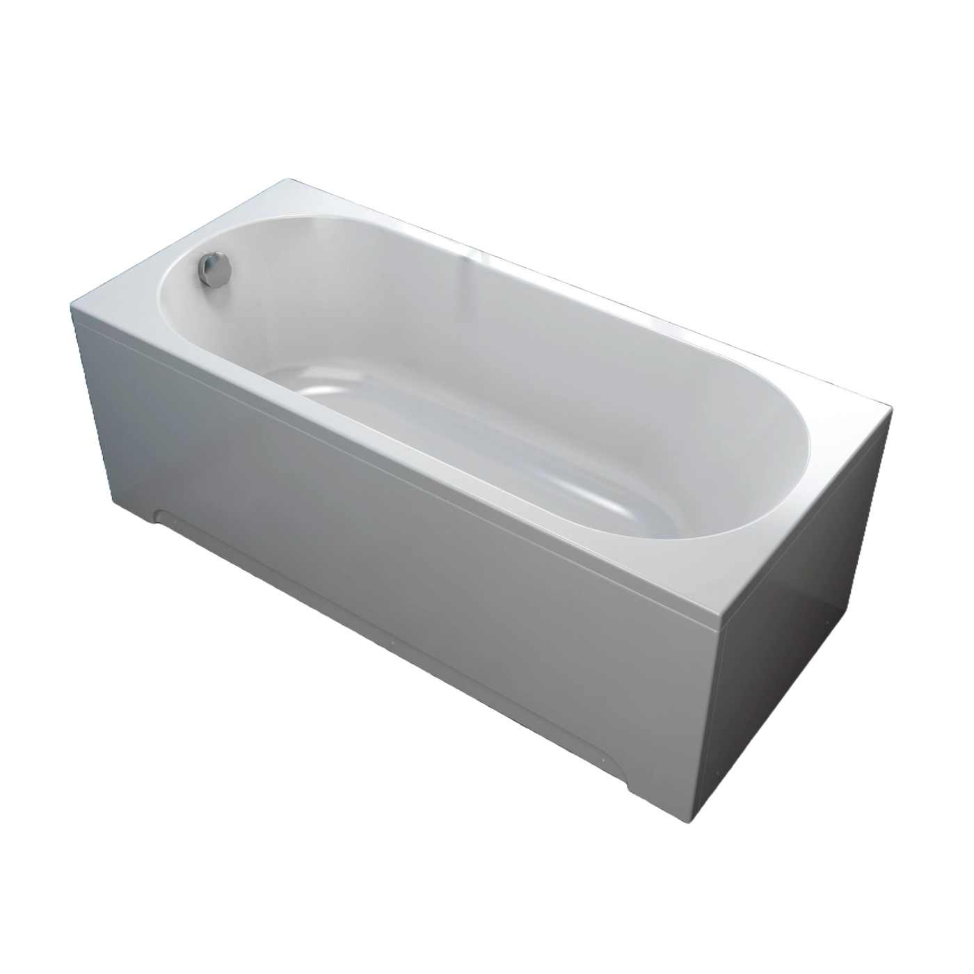 Kolpa San Tamia White 150x70x43 kada za kupanje četvrtasta ugaona ugradna od sanitarnog akrila sa odlivom i prelivom Ø52mm 755310