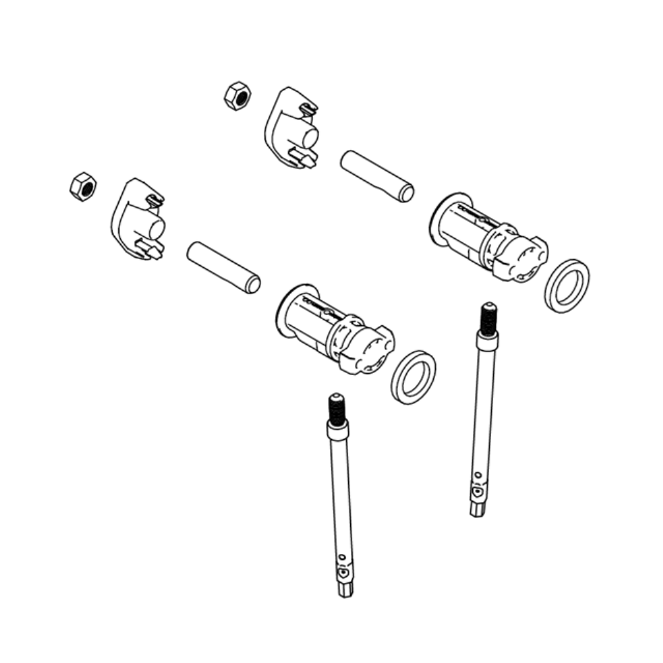 Laufen EasyFit 2.0 set za montažu konzolnih WC šolja i bidea od 250mm 8.9382.8.000.000.1