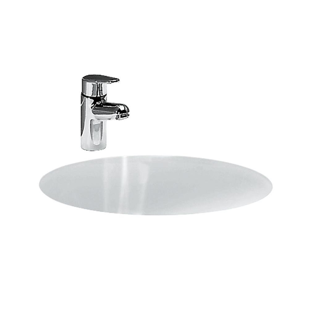 Laufen Lipsy White umivaonik (lavabo) 56,5x41x22 podgradni okrugli sa prelivom 8.1129.1.000.000.1