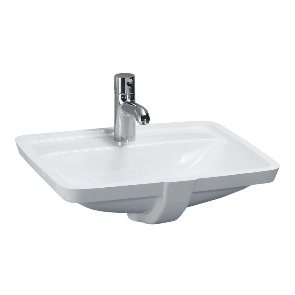 Laufen Pro S White umivaonik (lavabo) 49x36x17 podgradni sa prelivom 8.1196.6.000.109.1