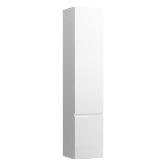 Laufen Pro S White kupatilski ormar sa jednim vratima sa šarkama desno i četiri staklene police 4.8312.2.095.463.1