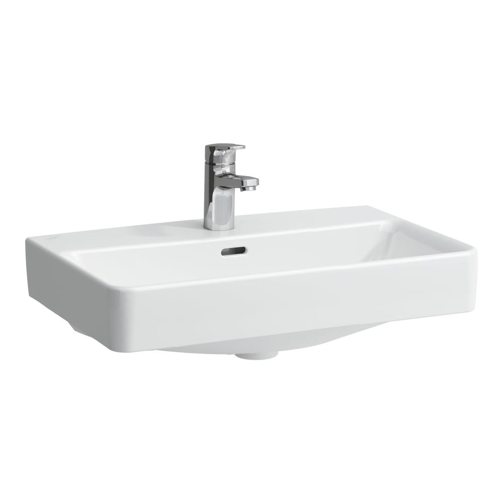 Laufen Pro S Compact White umivaonik (lavabo) 60x38x9,5 konzolni i nadgradni sa prelivom pravougaoni 8.1795.9.000.104.1