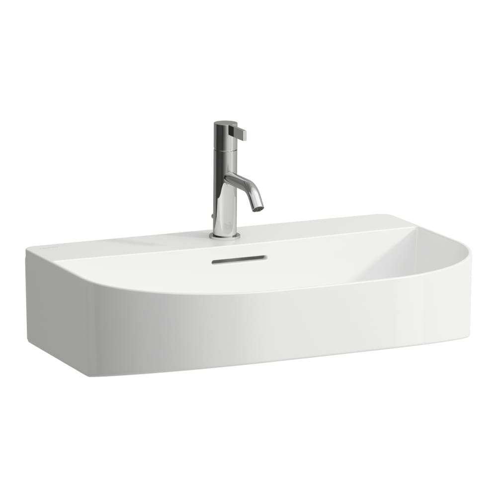 Laufen Sonar White umivaonik (lavabo) 60x42x14,5 konzolni sa prelivom 8.1034.2.000.104.1