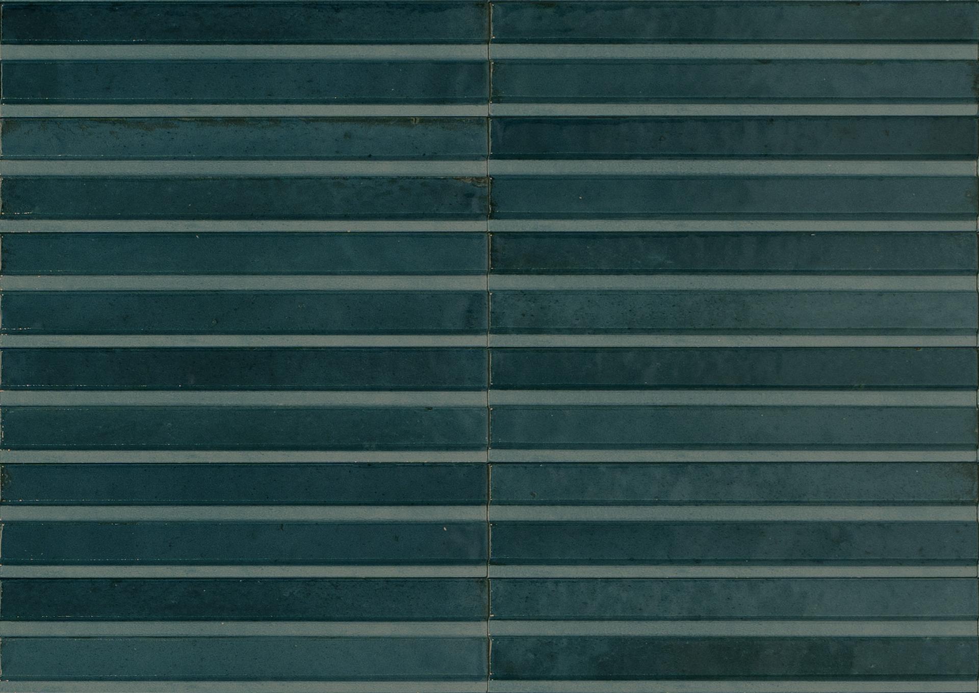 Marazzi Lume Blue Struttura 3D Rake MP9H 6x24 14mm Lux pločica zidna sjajna sa udubljenjima 0.720 43.200