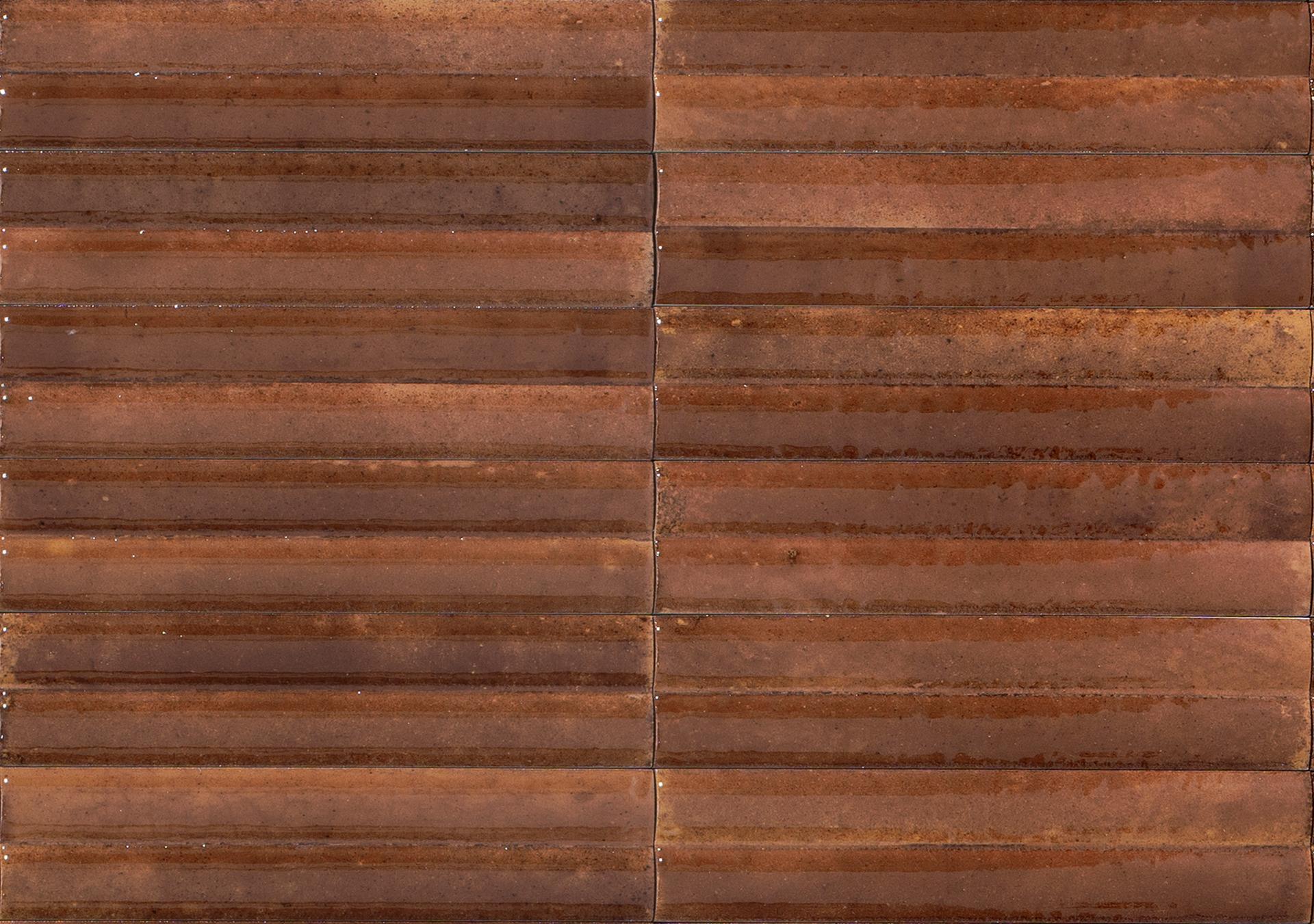 Marazzi Lume Caramel Struttura 3D Swing MP95 6x24 14mm Lux pločica zidna sjajna talasasta 0.720 43.200