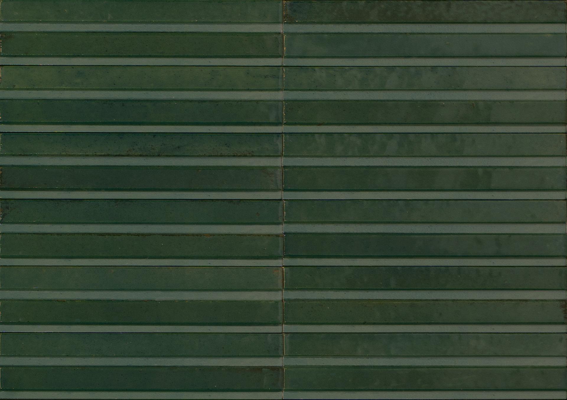 Marazzi Lume Green Struttura 3D Rake MP9L 6x24 14mm Lux pločica zidna sjajna sa udubljenjima 0.720 43.200