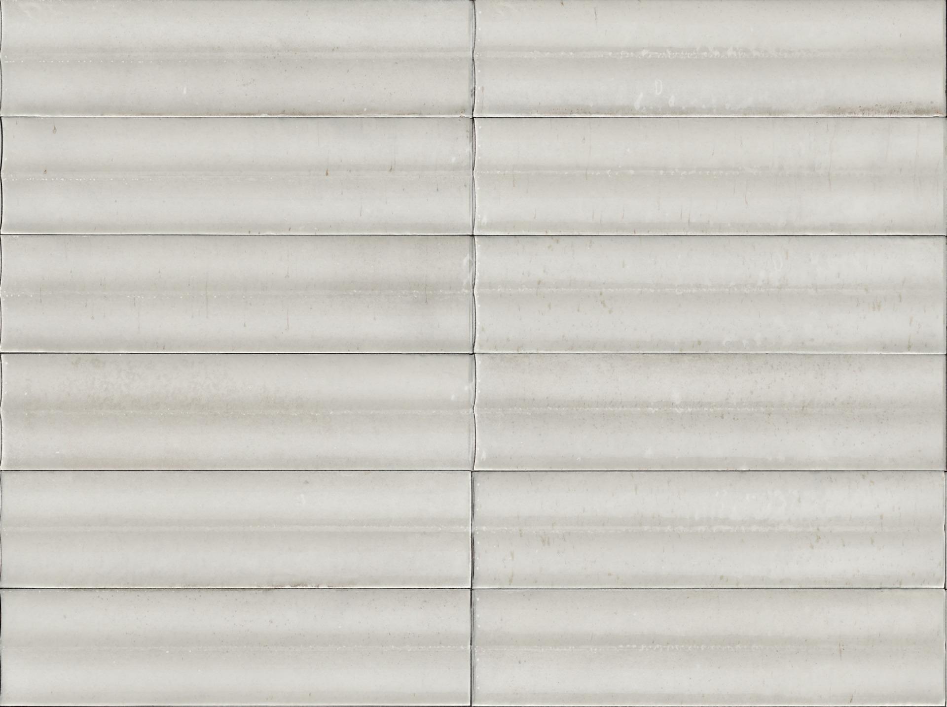 Marazzi Lume Off White Struttura 3D Swing MP99 6x24 14mm Lux pločica zidna sjajna talasasta 0.720 43.200