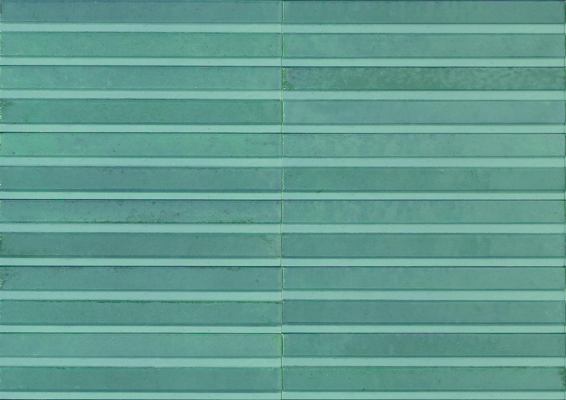 Marazzi Lume Turquoise Struttura 3D Rake MP9C 6x24 14mm Lux pločica zidna sjajna sa udubljenjima 0.720 43.200