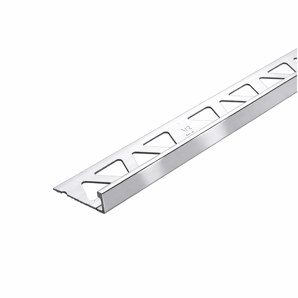 Progress Profiles Global 12,5mm Polished Silver GBFLPC125 lajsna (profil) ugaona aluminijumska za pločice dužine 2,7m